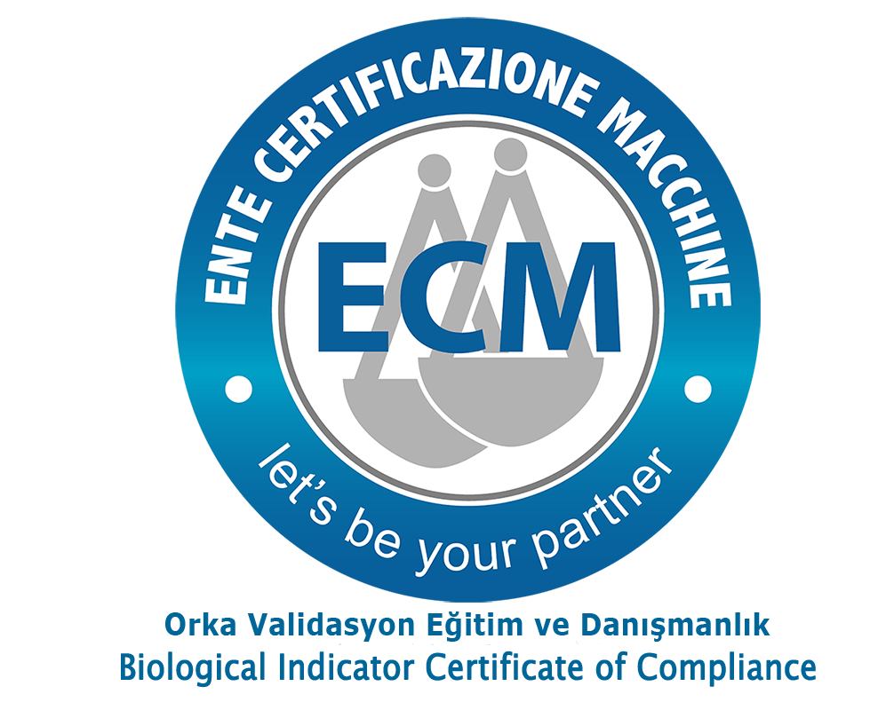 Orka Validasyon Biyolojik İndikatörler Sertifika